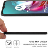 Motorola Moto G35 - Matt Silicon TPU Mjuk Skal - Svart